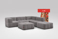 6-Piece Modular Sofa – Grey