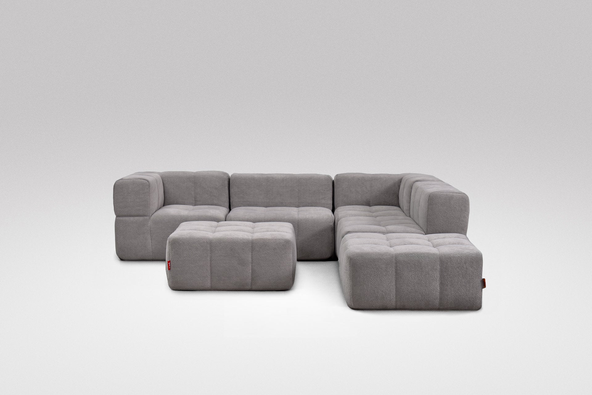 6-Piece Modular Sofa – Grey