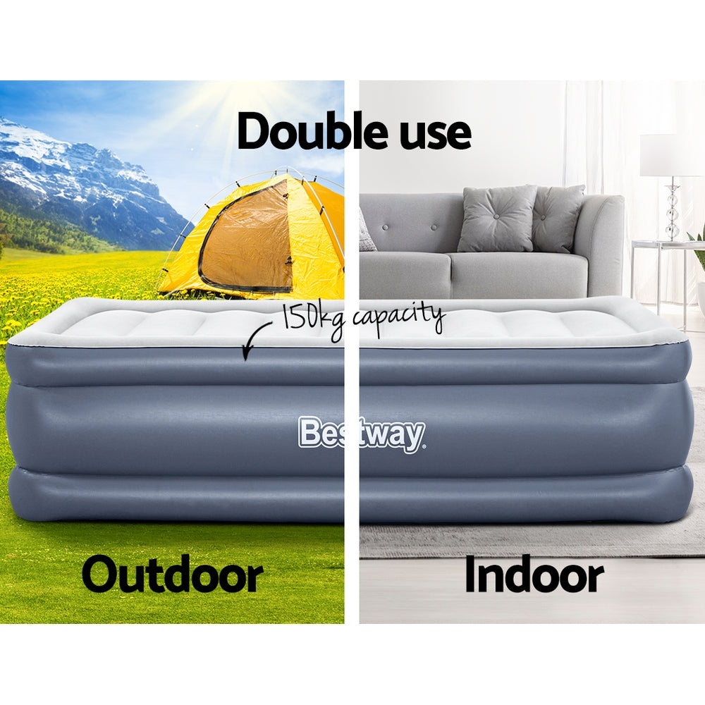 NNEDSZ Mattress Air Bed Single Size 51CM Inflatable Camping Beds Home Outdoor