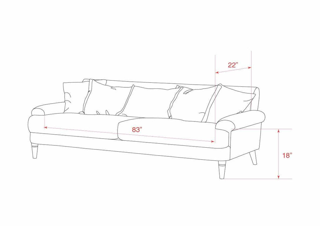 Cerveruela Olive Sofa - Clearance