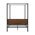 NNEED Metal Canopy Bed Frame Queen Size Beds Platform