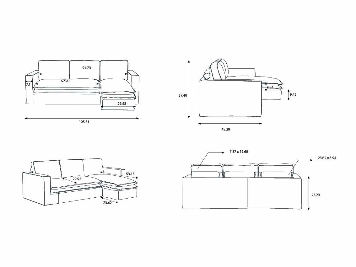 Sachsenkam Anthracite Sofa - Clearance