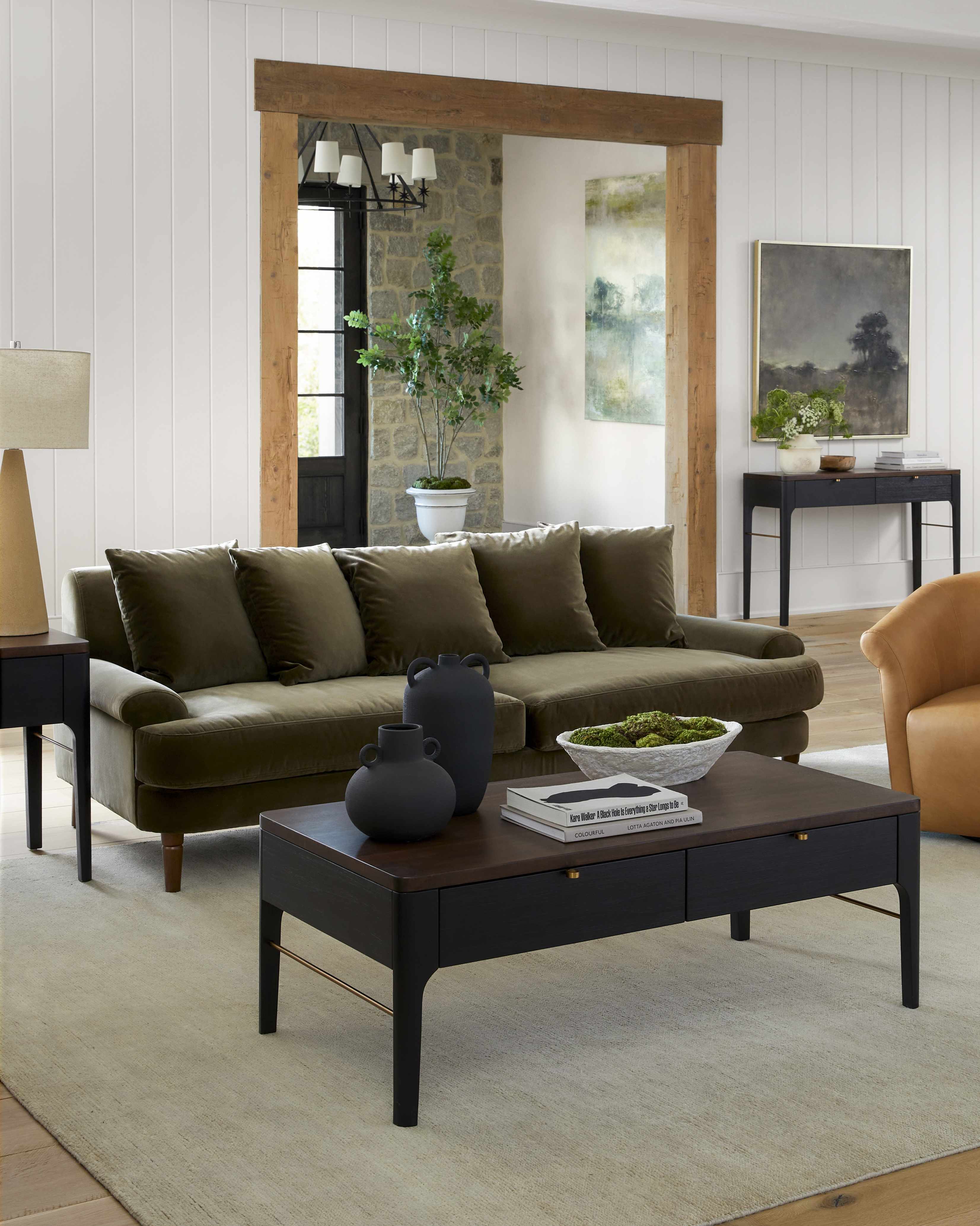 Cerveruela Olive Sofa - Clearance