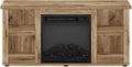 Jensen TV Stand With Electric Fireplace For 55 Inch TVs