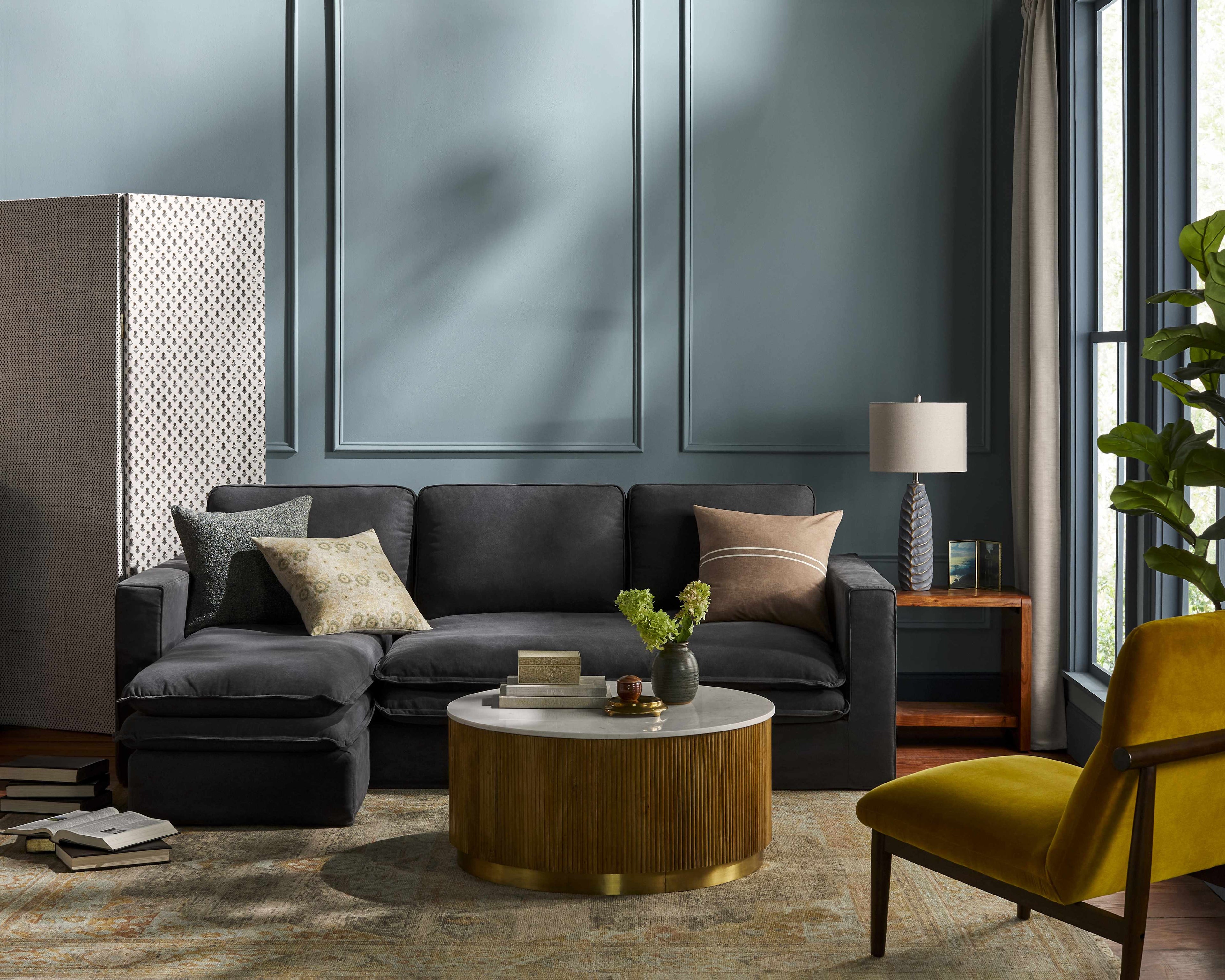 Sachsenkam Anthracite Sofa - Clearance